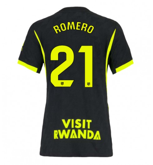 Atletico Madrid Cristian Romero #21 Bortedrakt Dame 2026-27 Korte ermer Atletico Madrid Cristian Romero #21 Bortedrakt Dame 2026-27 Korte ermer